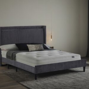 Dexter Power Headrest Upholstered Queen Bed with USB Charger