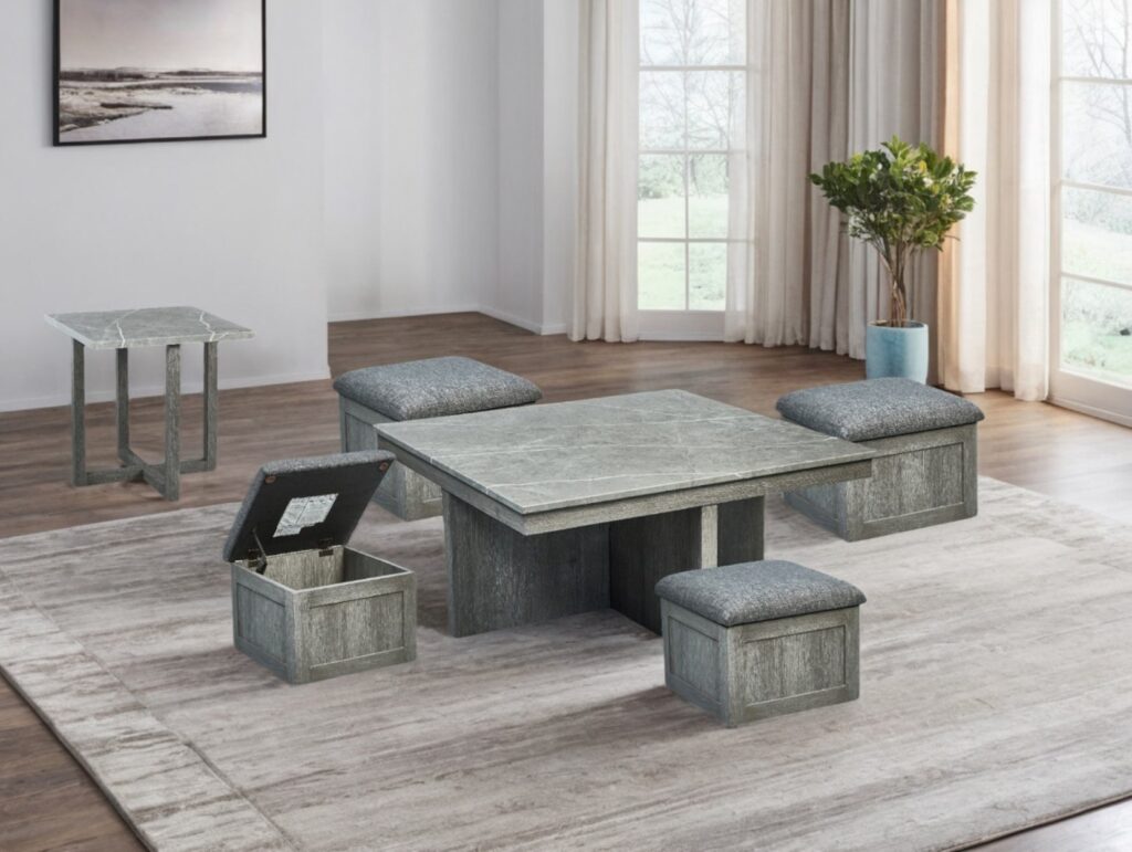 Georgia Occasional Tables with Ottoman