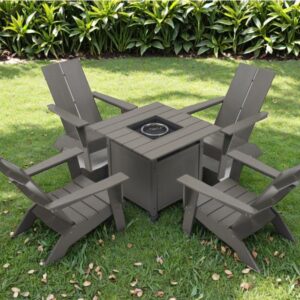 Janice 5-Piece Outdoor Fire Pit Set
